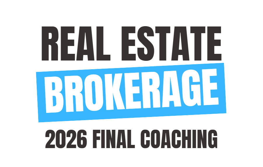 2026 Real Estate Broker Exam Final Coaching
